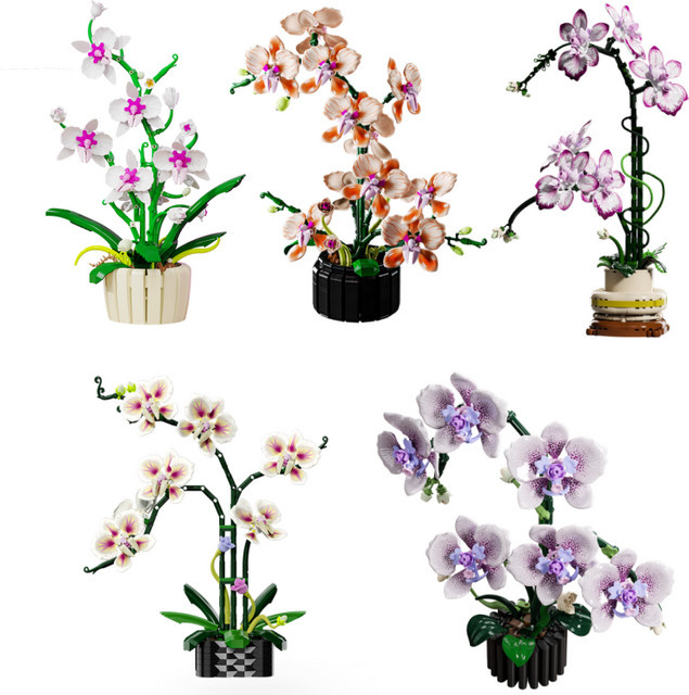 yaafun Orchideen-Bouquet-Set, Bausteine, ab 12 Jahren - Bild 1