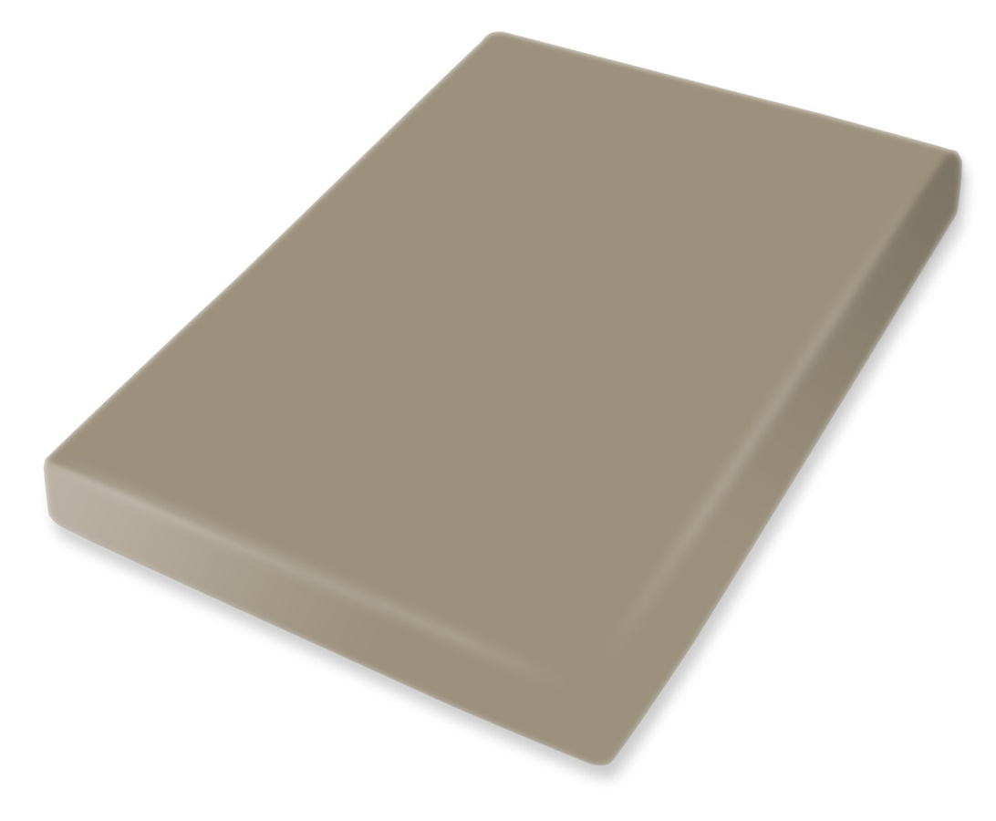 Bassetti Spannbettlaken aus Jersey Baumwolle in Taupe/Beige - Bild 1