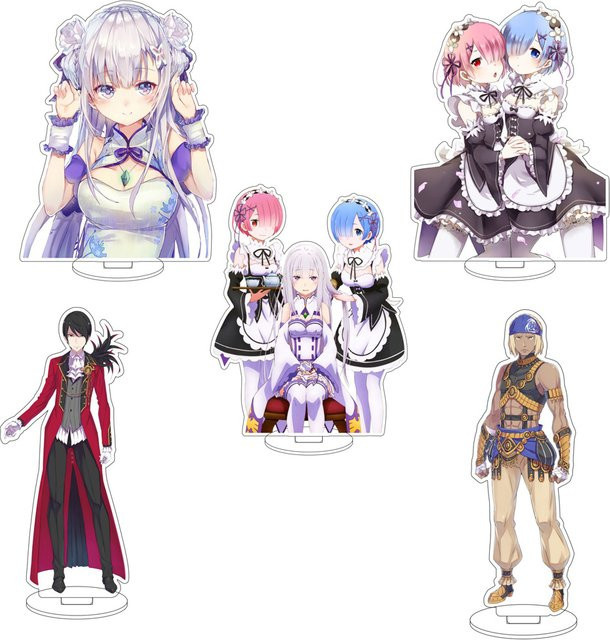 Bandai Re:Zero Acryl-Figur Ständer, Einzelfigur, Kunststoff, Bunt / Mehrfarbig - Bild 1