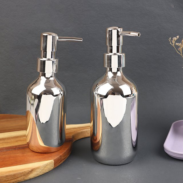 KuZHEN Seifenspenderflasche, 500 ml, silber - Bild 1