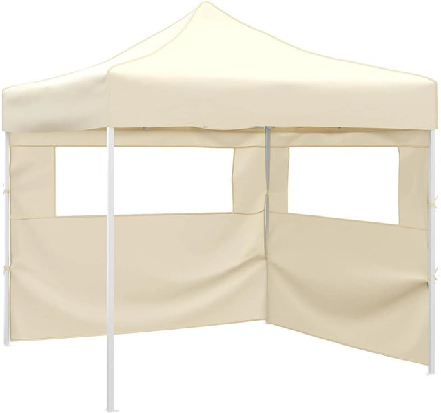 vidaXL Party-Zelt aus Oxford-Stoff und PVC in Creme, B/T/H: 291 x 291 x 315 cm - Bild 1