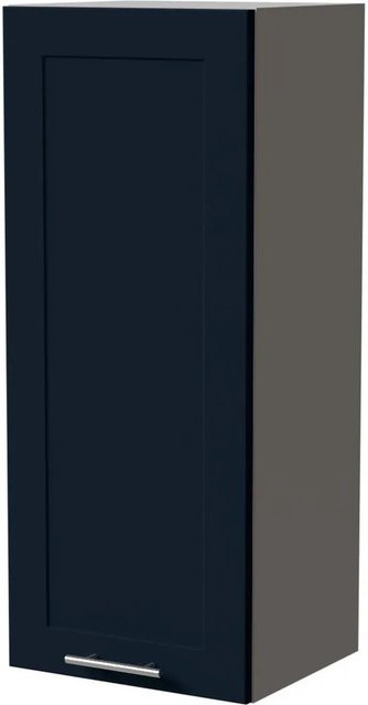 Feldmann-Wohnen Hängeschrank Oslo in Grau/Indigo Matt, B/T/H: 40 x 32,5 x 96 cm - Bild 1