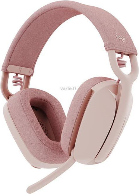 Logitech Zone Vibe 100 Over Ear Headset Bluetooth in Pink mit Mikrofon-Rauschunterdrückung - Bild 1