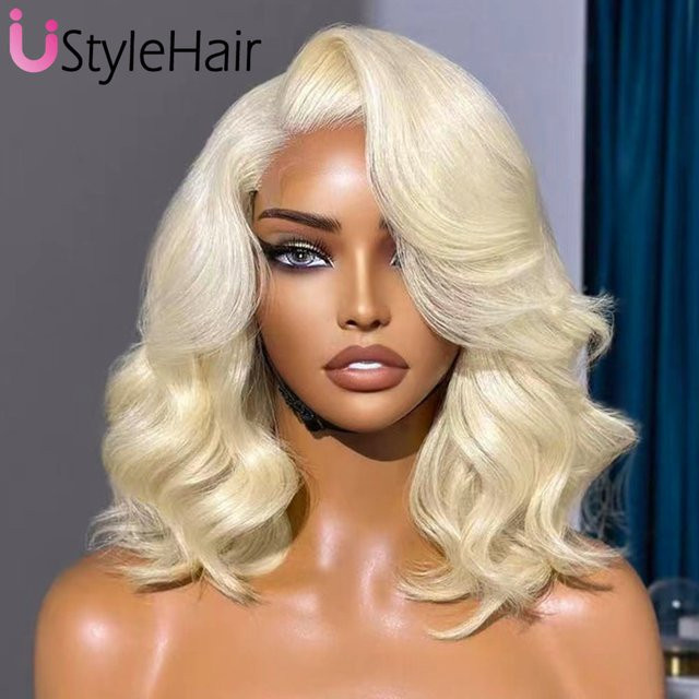 UStyleHair Perücke, Blonde Bob Spitze, Synthetisch, Hitzebeständig - Bild 1