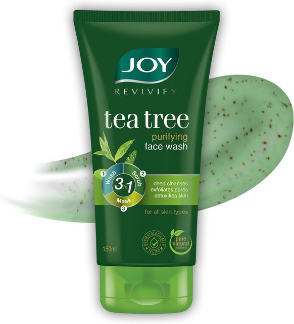 Joy Gesichtswaschgel Teebaumöl, 150 ml, Unisex - Bild 1