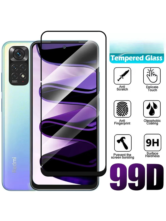 Xiaomi Bildschirmschutz aus gehärtetem Glas 9H HD für Redmi Note 15 14 13 12 11 10 Pro 5G 4G 10T 10s 11T 11s 12s 11E 13R transparent - Bild 6
