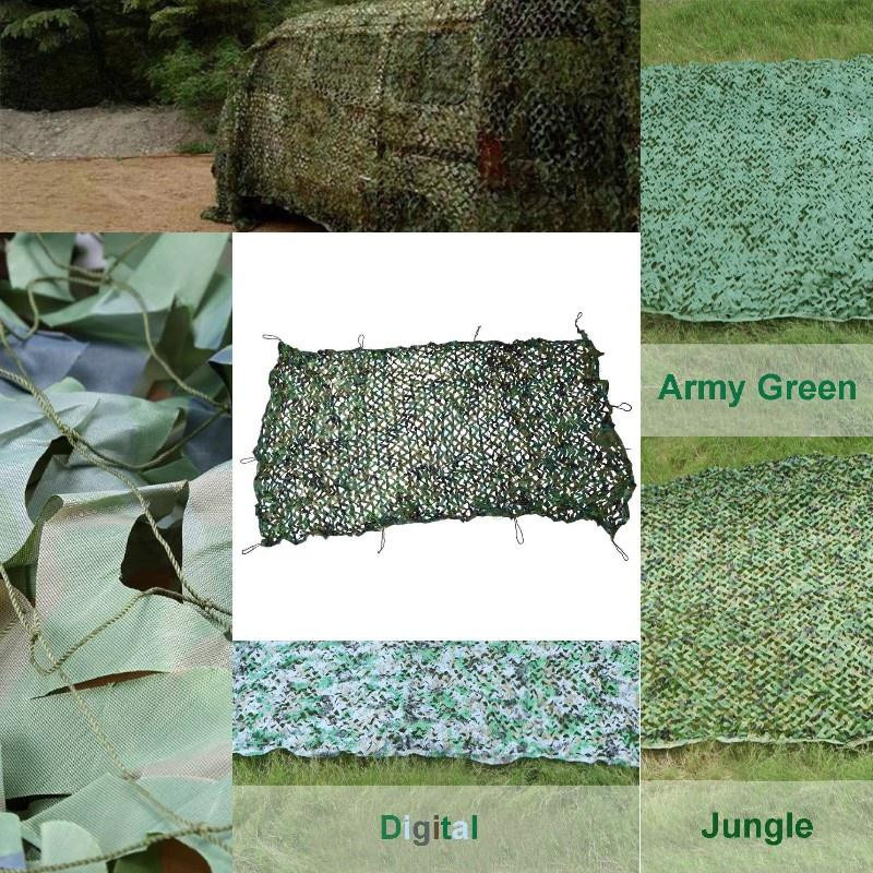 ZebraBrine Tarnnetz in Grün für militärische Zwecke und Sonnenschutz, B x H: 5 x 1,5 m - Bild 12