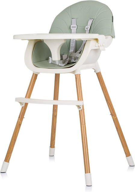 Chipolino Kinderhochstuhl Rio 2 in 1 mit 5-Punkt-Gurt in Grün - Bild 1