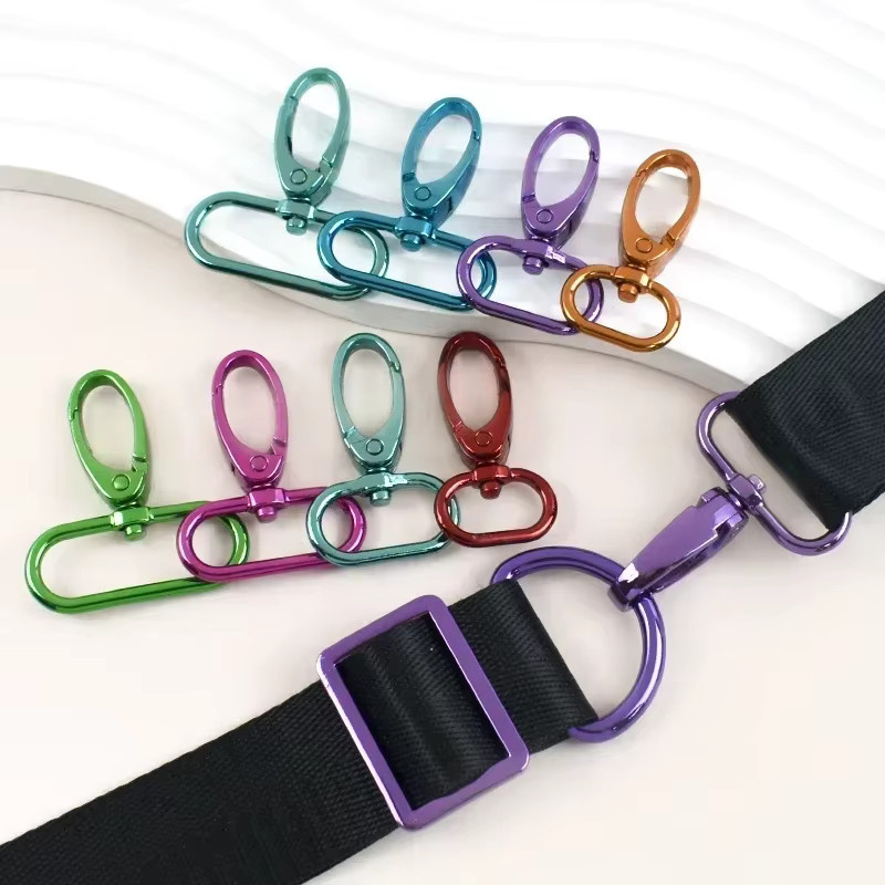 Meetee Metall Taschenschnallen mit Karabinerverschluss und drehbarem Trigger-Clip, 20 mm bis 38 mm - Bild 2