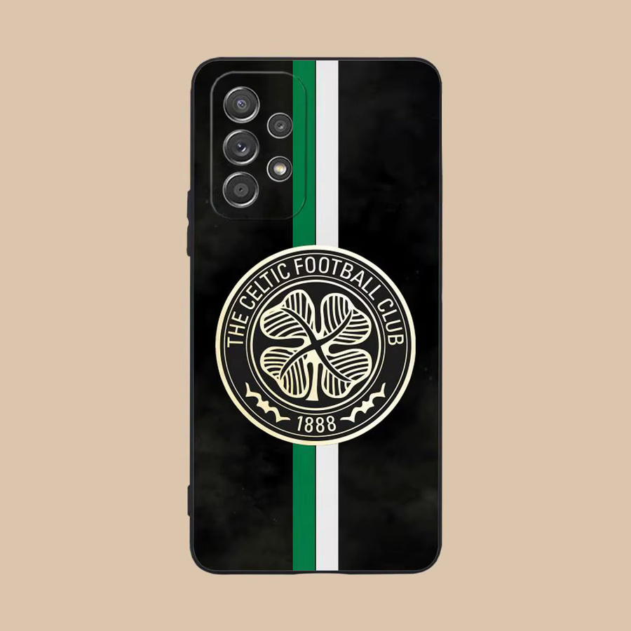 FC Celtic Handyhülle für Samsung Galaxy A57 56 55 54 53 52 51 37 36 35 34 33 32 31 5G in Schwarz, stoßfeste TPU Schutzhülle - Bild 2