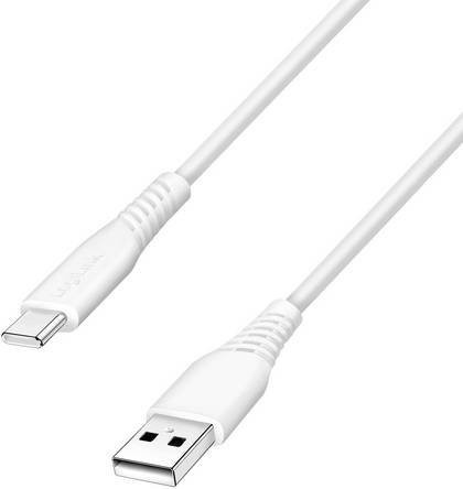 LogiLink USB-C auf USB-A Kabel USB 2.0 in Weiß, Länge: 2,0 m - Bild 1