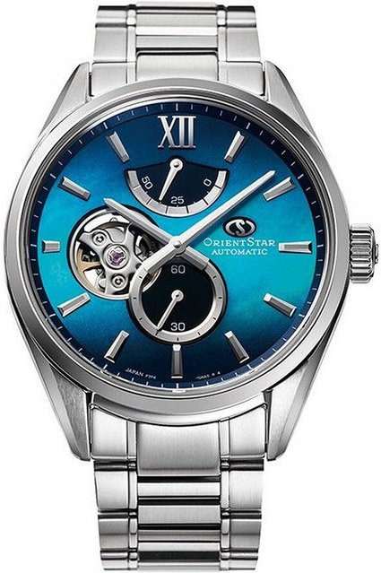 Orient Star Armbanduhr, Automatik, Edelstahl, Blau, 40 mm, Herren - Bild 1