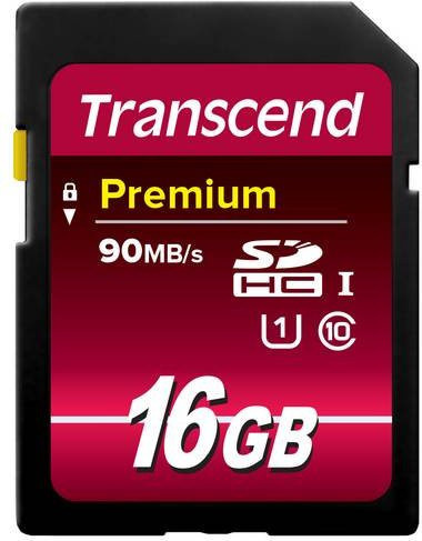 Transcend Premium 400 SDHC Speicherkarte Industrial 16GB Class 10 UHS-I Schwarz - Bild 1