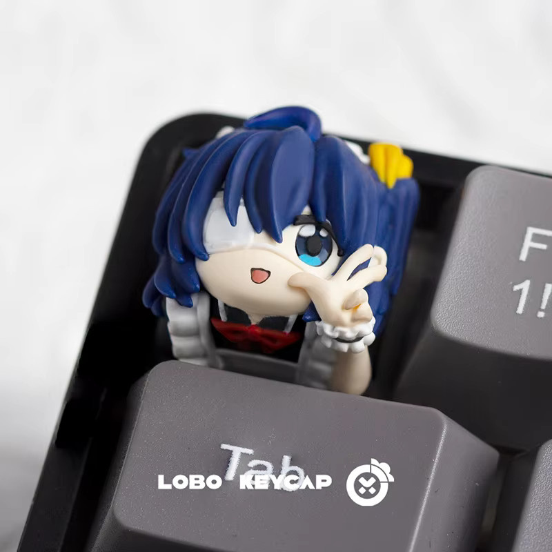 Lobo Keycap Rikka Takanashi Anime Single 3D Resin Esc Keycap für mechanische Tastaturen in Multicolour - Bild 2