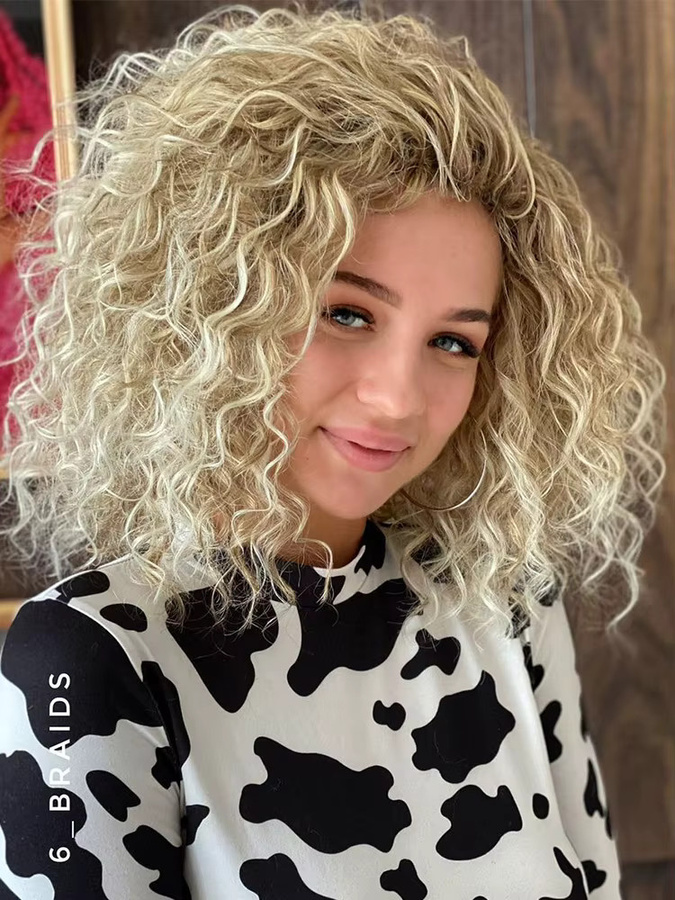 FASHION IDOL Haarverlängerungen, 2 Stück, 10 Zoll, Tiefe Welle, Synthetik - Bild 3
