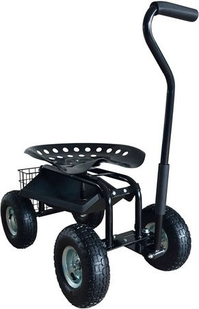 AXI Rollsitz AG22 aus Metall in Schwarz, Breite: 53 cm, Höhe: 112 cm - Bild 1