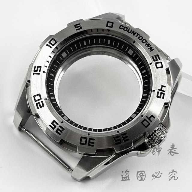 LIYAN Uhrengehäuse Edelstahl, Silber, 44 mm, Unisex - Bild 1