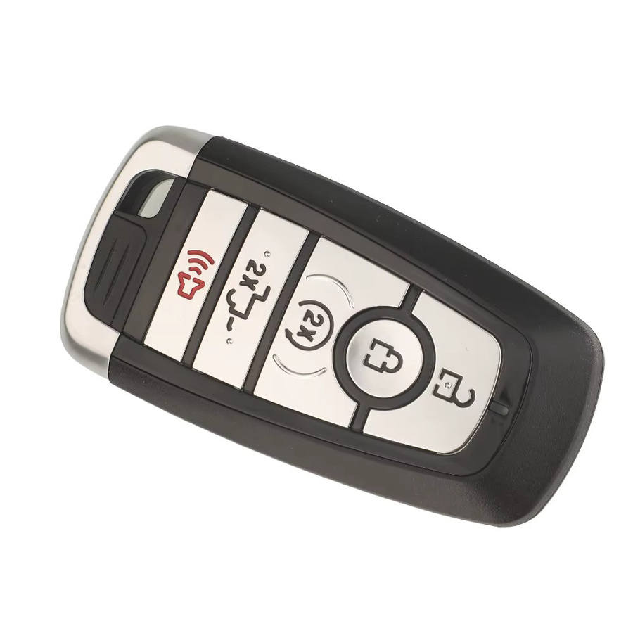 Jingyuqin Auto Schlüsselhülle für Ford Mondeo, Escape, Ranger, Fusion, Mustang, Raptor, Explorer, F150, F250, F-350, 4/5 Tasten, Farbe: Schwarz - Bild 3