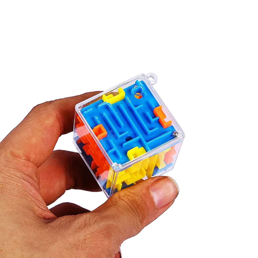 Mini 3D Labyrinth-Zauberwürfel, Transparenter Puzzle-Speedcube, Bunt / Mehrfarbig - Bild 2