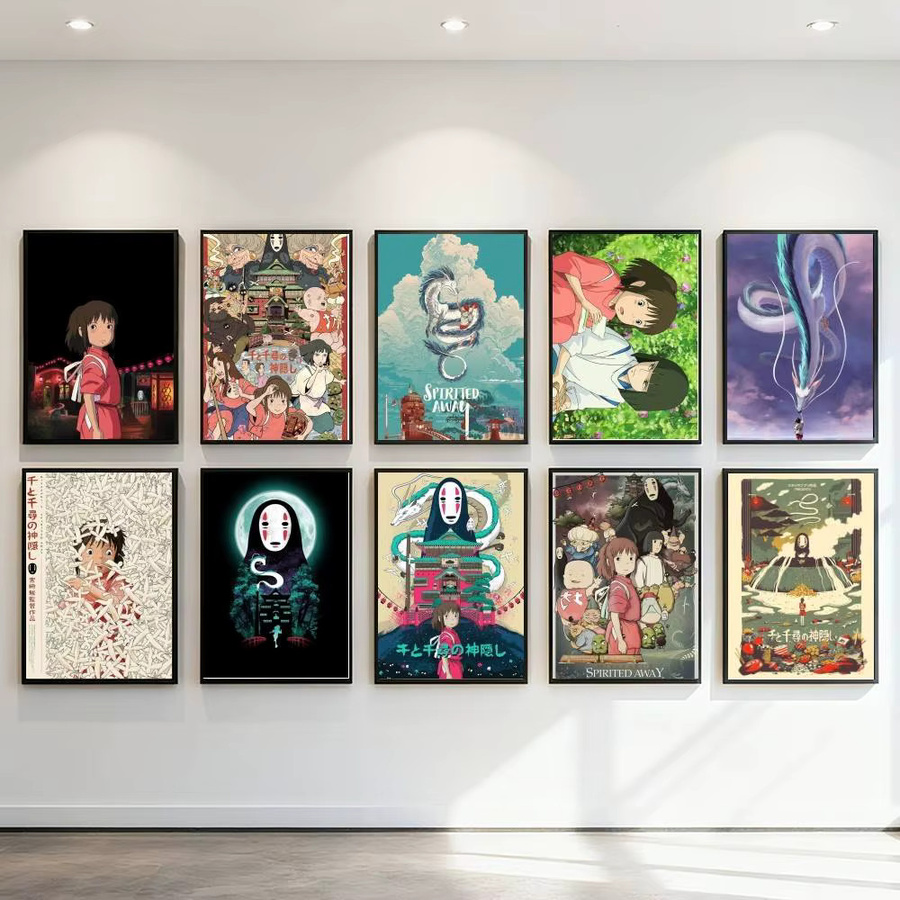 Kayou Anime Poster Sen to Chihiro no Kamikakushi Kunstdruck Mehrfarbig - Bild 2