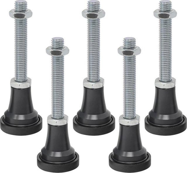 Schulte ExpressPlus Duschwannenzubehör Stellfüße in Grau mit Steinstruktur und Höhenverstellbarkeit von 9 bis 12 cm - Bild 1
