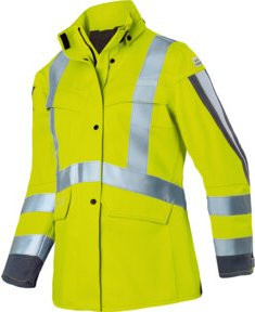 Kübler Protectiq High Vis Damen Wetterjacke ARC2 PSA in Warngelb/Anthrazit, Größe XXL - Bild 1