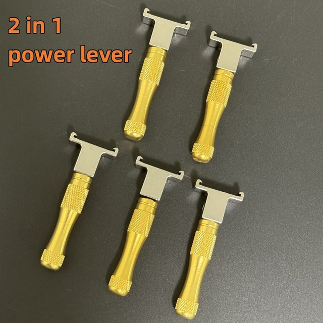 LIshi Krafthebelgriff als Ersatz für das universelle 2-in-1-Schlosserwerkzeug, Farbe: Gold - Bild 1