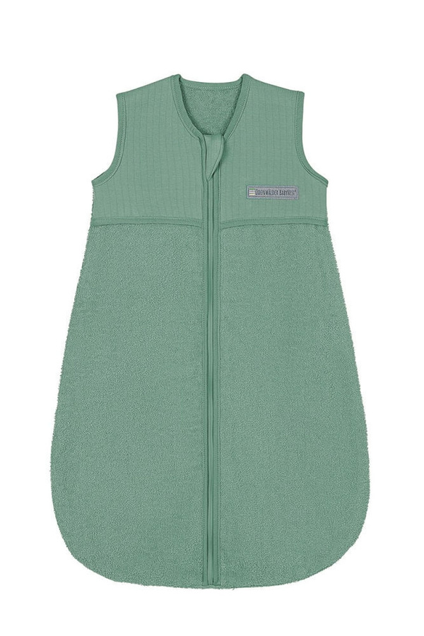 Odenwälder Frottee-Schlafsack für Babys Sommer, Farbe: Grün, Breite: 70 cm - Bild 1