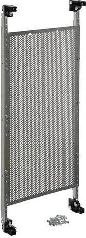 Hager UN41TN Einbausatz univers FW Media mit Lochblech Montageplatte in Silber, B/T/H: 60 x 25 x 6 cm - Bild 1