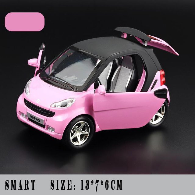 Linyi toy car Mercedes Benz Smart Mini, Modellauto, 1:32, Metall, ab 14 Jahre - Bild 1