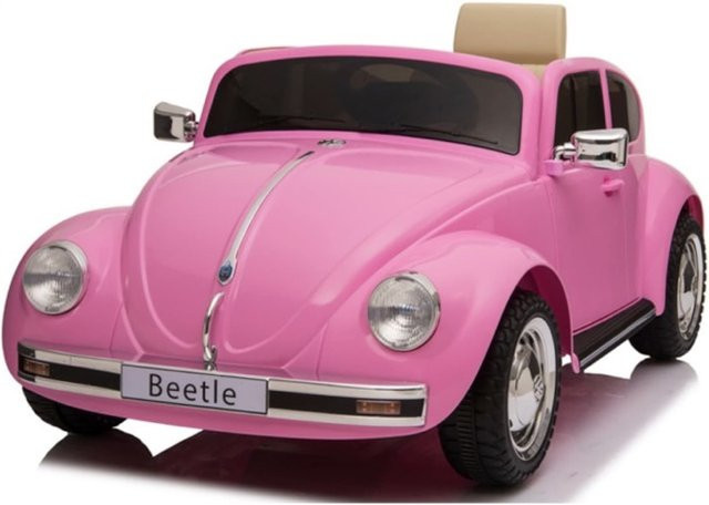 TPFLiving Volkswagen Beetle Elektro-Kinderauto Pink - Bild 1