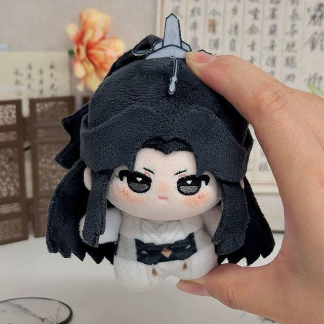 Yiran toy Der Husky und seine weiße Katze Shin Chu Wanning Mo Ran, Plüschpuppe, Stofftier Schlüsselanhänger, 10cm - Bild 1