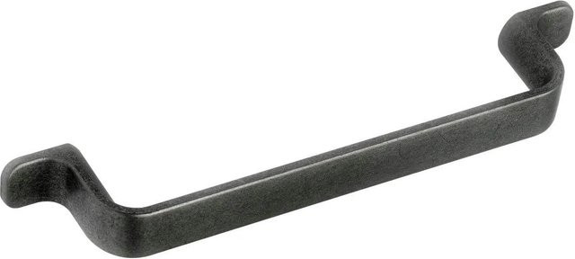 Furnipart Möbelgriff Rio Bar aus Zinkdruckguss in Antik Grau, Breite: 128 mm, Tiefe: 16,4 mm, Höhe: 3,0 mm - Bild 1
