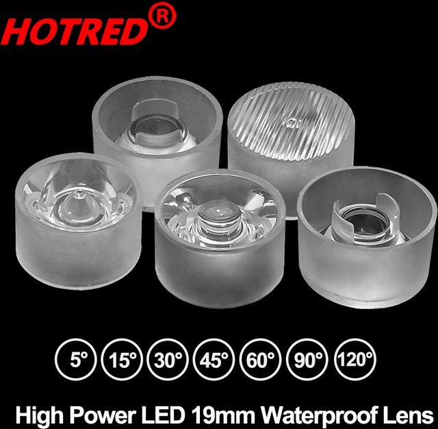 HotRed LED Acryl-Linsen für Wandfluter, transparent, Durchmesser: 20 mm - Bild 1