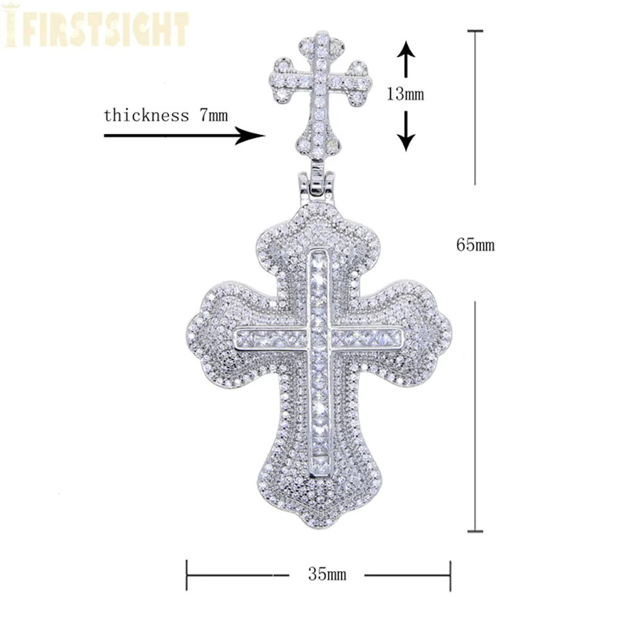 Anhänger Halskette, Gold, Zirkonia, Unisex - Bild 2