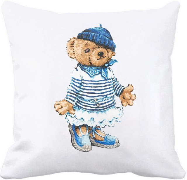 Lv Bear Kissenbezug für Bettkissen und Sofakissen, B/B: 45 x 45 cm - Bild 1