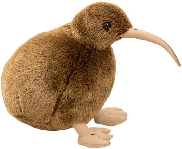 Kidsly Kiwi-Vogel-Plüschtier, Stofftier, Braun, 28cm - Bild 1