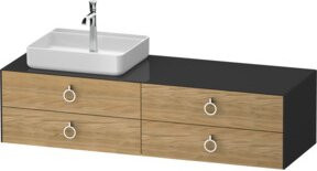 Duravit Waschtischunterschrank White Tulip in White, Breite: 160 cm, Tiefe: 55 cm - Bild 1