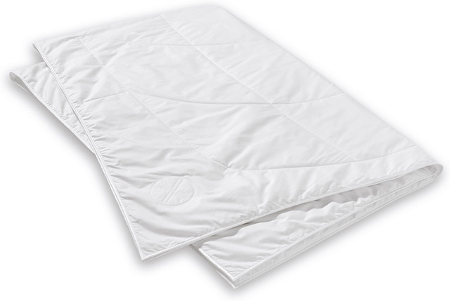 Künsemüller Steppbett aus Bambus und Baumwolle, Farbe: Weiß, B/T/H: 135 x 200 cm - Bild 1