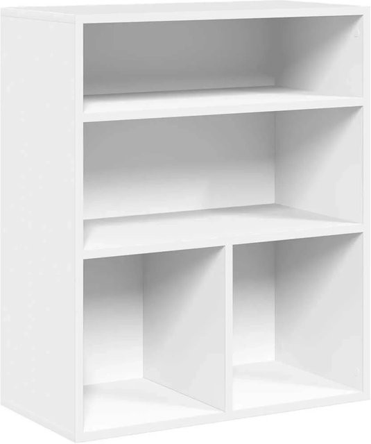 vidaXL Bücherregal Weiß aus Holzwerkstoff B/T/H: 60 x 30 x 71,5 cm - Bild 1