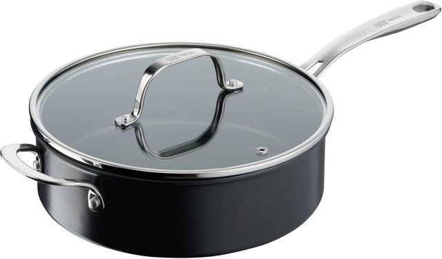 Jamie Oliver by Tefal Home Cook Schmorpfanne mit Antihaftbeschichtung und Gegengriff, Durchmesser: 26 cm, für Induktion, Aluminium - Bild 1