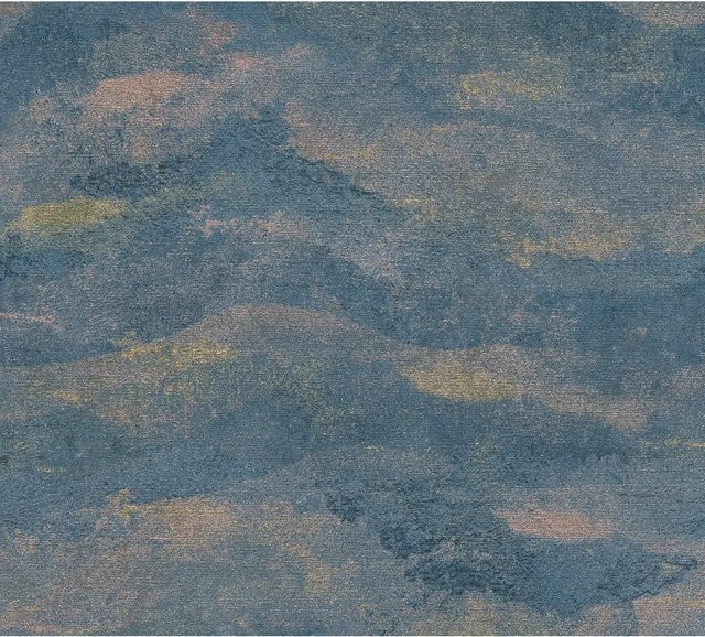 A.S. Création Vliestapete Abstrakt Landschaft Dunkelblau B/H: 0,53 x 10,05 m - Bild 1