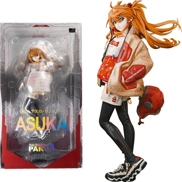 Bandai Evangelion Asuka Langley Soryu Actionfigur, 23cm, Kunststoff - Bild 1