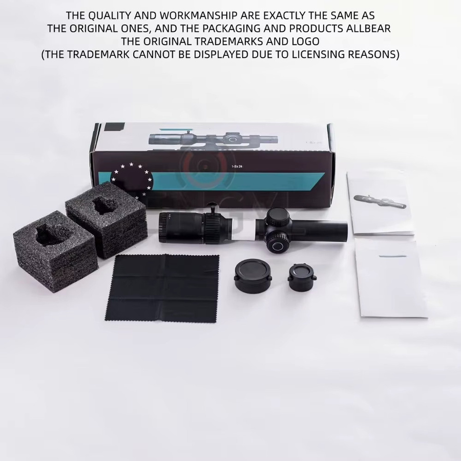 VT Optics Zielfernrohr 1-8X24 mit zweiter Fokalebene (SFP) und AR-BDC3-Absehen in Schwarz - Bild 2
