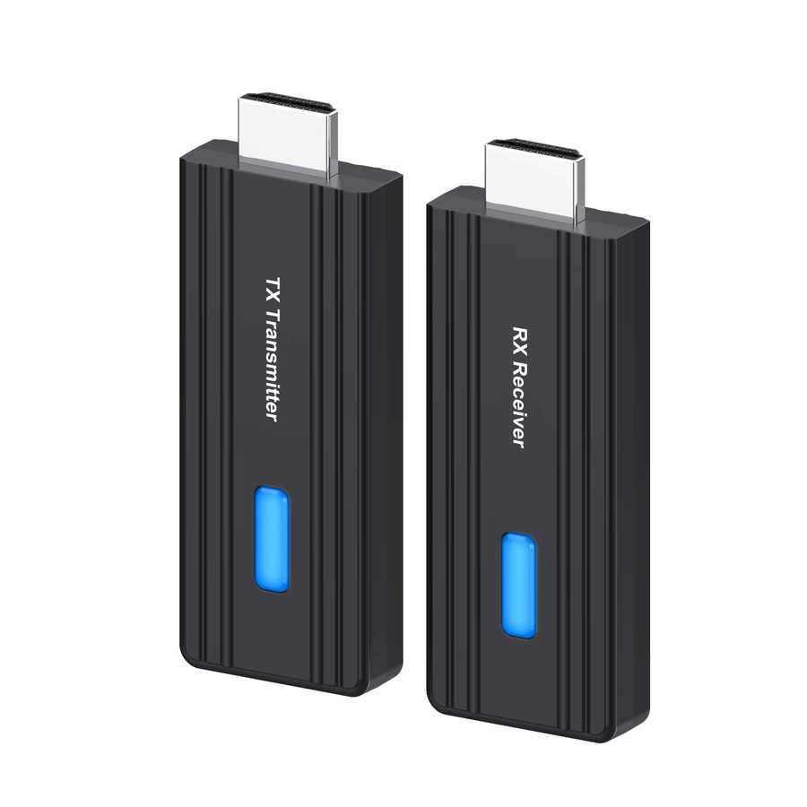 Kebidumei Kabelloser HDMI-Extender Video-Sender und -Empfänger in Schwarz mit 50m Reichweite und Full HD 1080P Auflösung für PC, Cam und TV - Bild 6