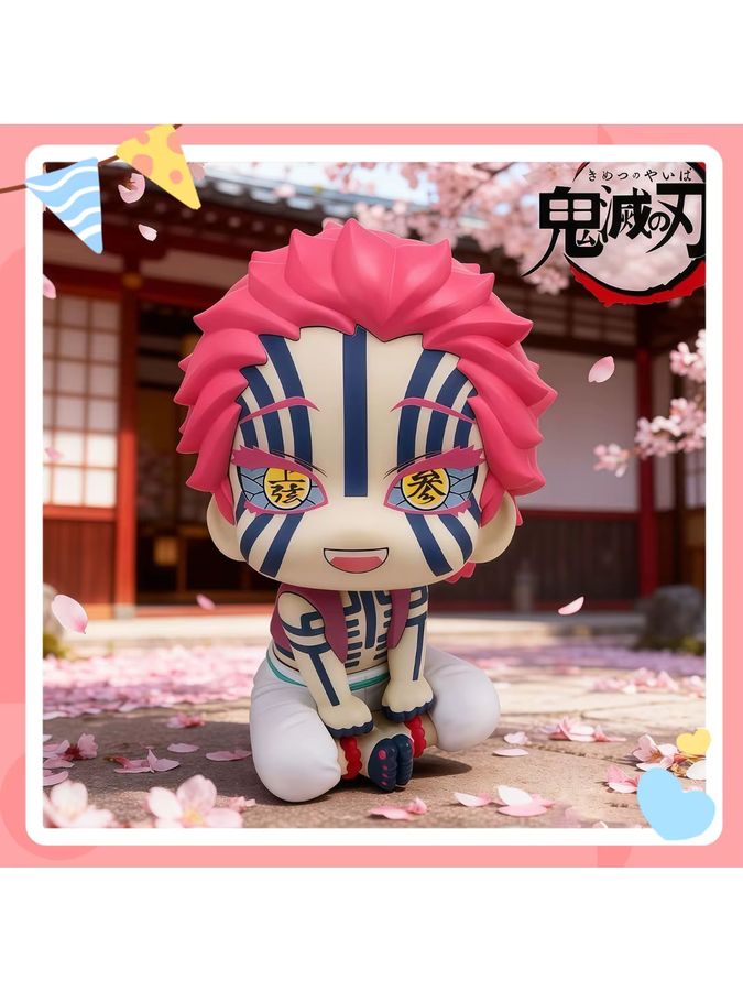 Bandai Demon Slayer Damomaru Anime Figur Q-Version süßes Modell in Weiß - Bild 4