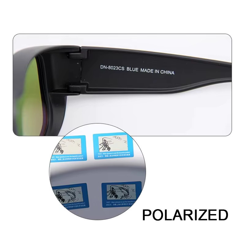 DAIWA Polarisierte Sonnenbrille, Vollrand, Kunststoff, grau, schwarz - Bild 3