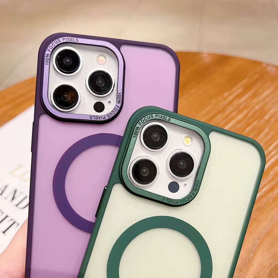 CASEGO Magnetische Hülle für iPhone 17 Pro Max in Lila, Mattiert und Transparent, Stoßfestes Premium Design - Bild 3