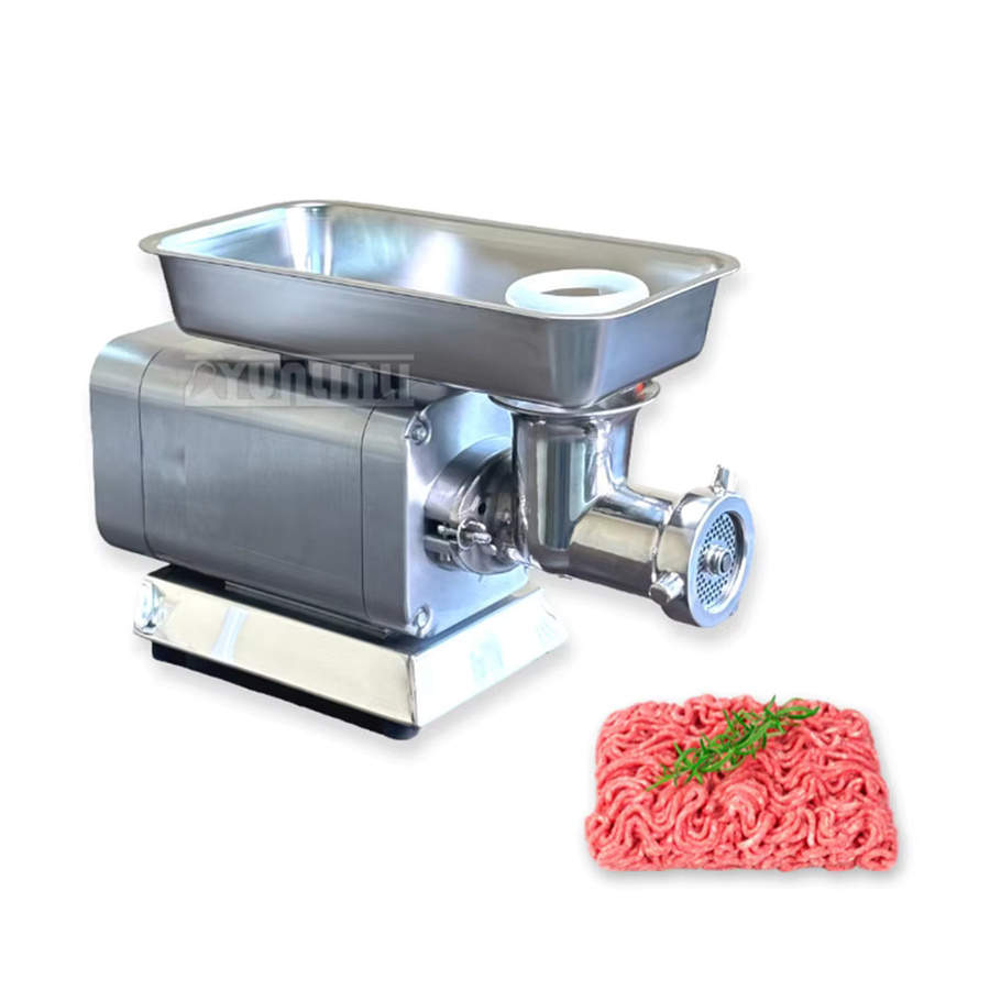 YunlinLi RY-32S Desktop-Fleischwolf aus Edelstahl, kommerzielle Hochleistungs-Vollautomatik-Wurstfüllmaschine in Silber - Bild 2