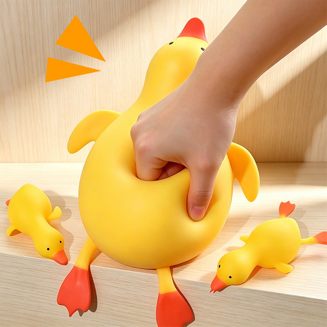 Bandai Enten-Squishy-Spielzeug, gelb - Bild 1